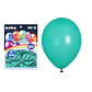Globos de látex perlado turquesa 35cm 50pcs - Miniatura 1