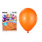 Globos de látex naranja mate 25cm 50pcs - Miniatura 1