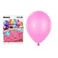 Globos de látex rosa oscura mate 25cm 50pcs - Miniatura 1