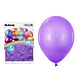 Globos de látex morado mate 25cm 50pcs - Miniatura 1