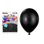 Globos de látex negro mate 25cm 50pcs