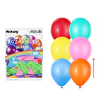 Globos de látex colores surtidos mate 25cm 50pcs