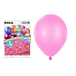 Globos de látex rosa oscura mate 25cm 100pcs - Miniatura 1