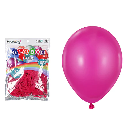 Globos de látex vino tinto mate 25cm 100pcs