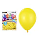 Globos de látex amarillo mate 25cm 100pcs - Miniatura 1