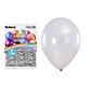 Globos de látex perlado plateado 25cm 100pcs - Miniatura 1