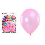 Globos de látex perlado rosa clara 25cm 100pcs