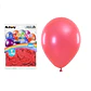 Globos de látex perlado rojo 25cm 100pcs - Miniatura 1