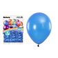 Globos de látex perlado azul oscuro 25cm 100pcs - Miniatura 1