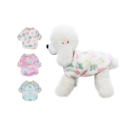 Ropa de franela para mascota XL 35*50*32cm 12pcs Diseño Aleatorio
