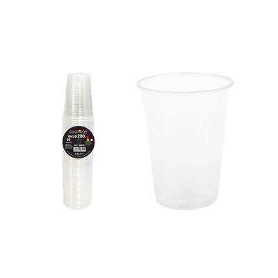 Vasos plásticos transparente 200ML 50pcs