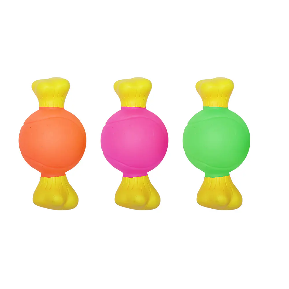 Juguete para perro hueso de tenis 10*5cm color aleatorio
