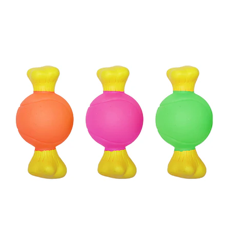 Juguete para perro hueso de tenis 10*5cm color aleatorio
