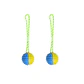 Juguete de pelota con cuerda 27.5*7.3cm color aleatorio - Miniatura 1