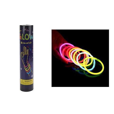Pulsera luminosa 4.7*200mm 50pcs Color Aleatorio
