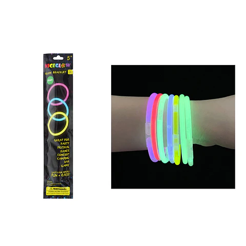 Pulsera luminosa 5*200mm 3pcs Color Aleatorio