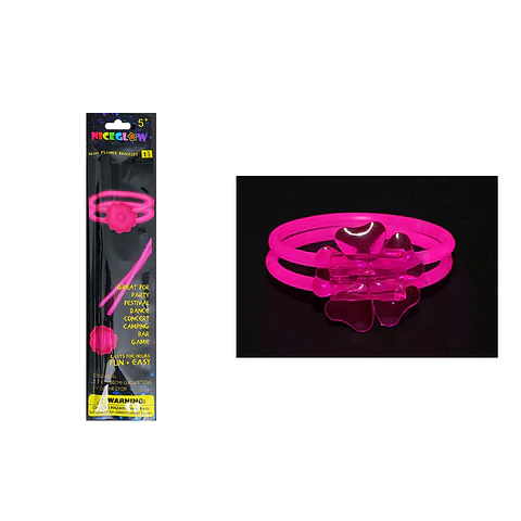 Pulsera luminosa flor 5*200mm color aleatorio