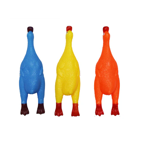 Juguete de pato asado para mascotas color aleatorio 27*8cm 95g