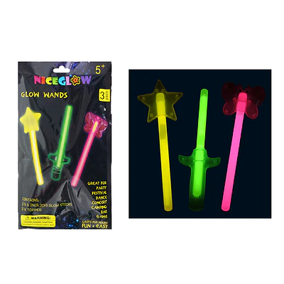 Varita mágica luminosos de neón 3pcs 10*150mm Color Aleatorio