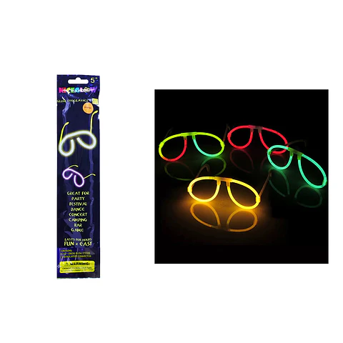 Lentes luminosos redondos 5mm*200mm 12pcs Color Aleatorio