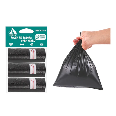 Bolsas de basura negras 3 rollos Color Aleatorio
