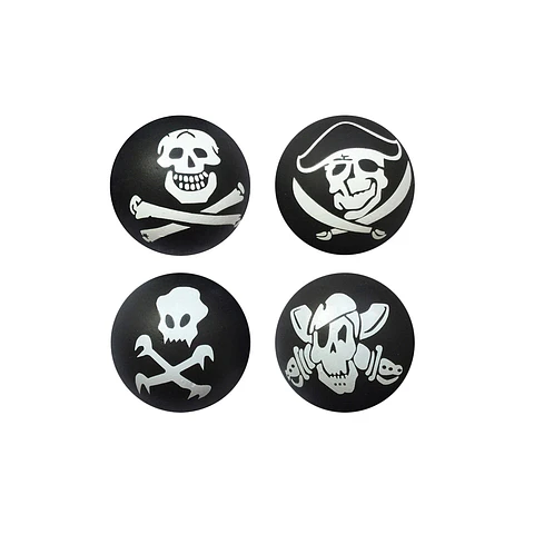 Pelota de pirata para perro diseño aleatorio 6.3cm