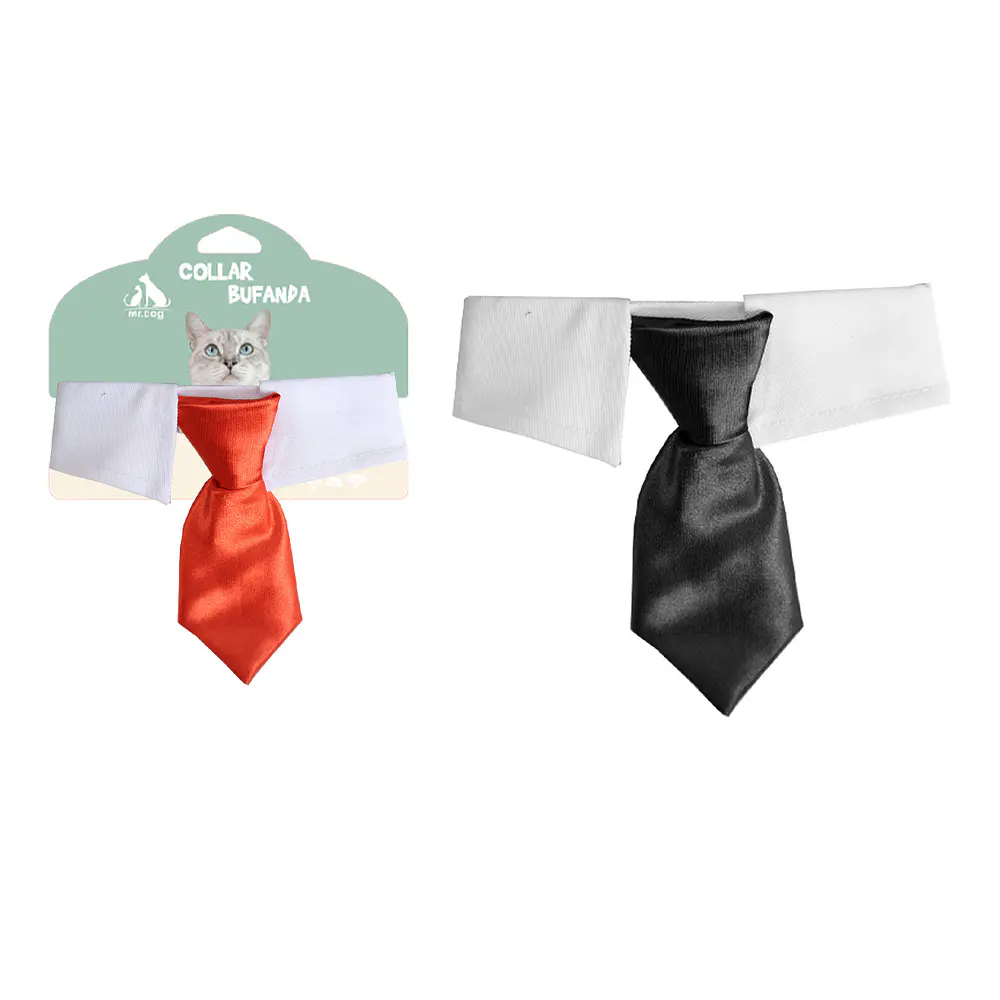 Collar con corbata para mascota Color Aleatorio