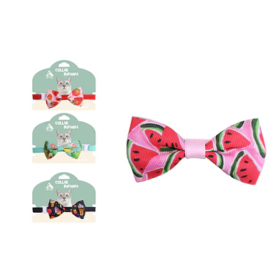 Collar con humita frutas para mascota Color Aleatorio