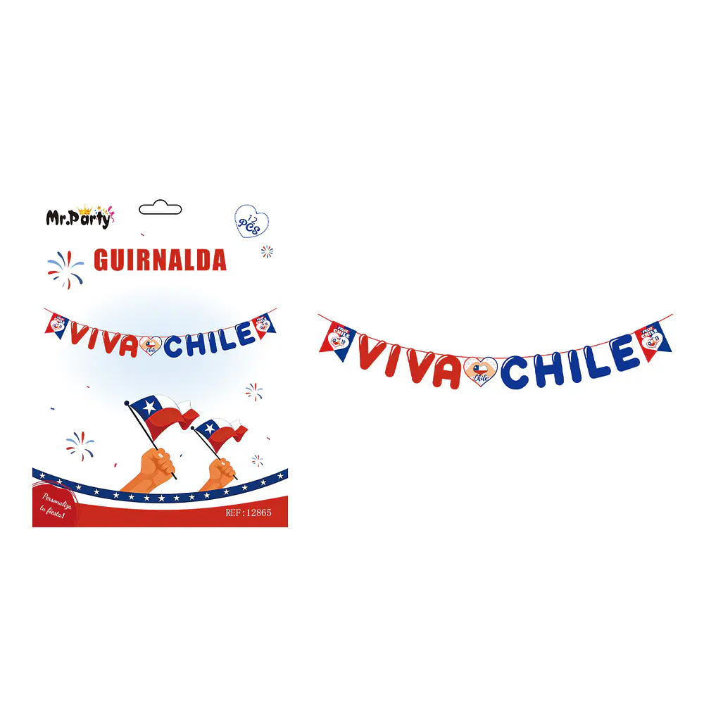 Guirnalda de Fiestas Patrias 12pcs