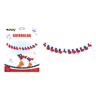 Guirnalda de Fiestas Patrias 12pcs