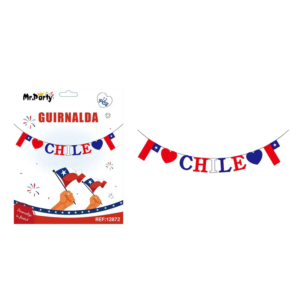 Guirnalda de Fiestas Patrias 12pcs