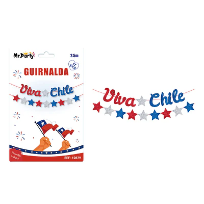 Guirnalda de Fiestas Patrias 2.5M 17pcs