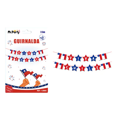 Guirnalda de Fiestas Patrias 2.5M 18pcs