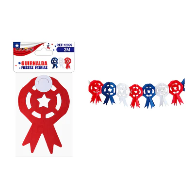 Guirnalda con diseño de lazo de cinta 2M