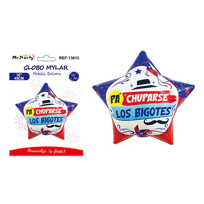Globo metálico Fiestas Patrias 45cm