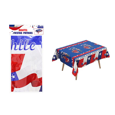 Mantel perlado de Fiestas Patrias 137*183cm
