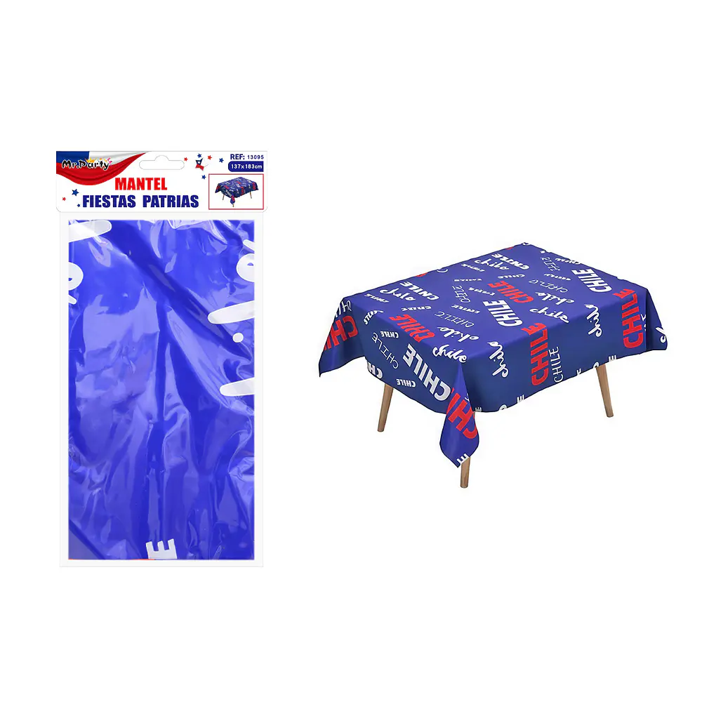 Mantel perlado de Fiestas Patrias 137*183cm