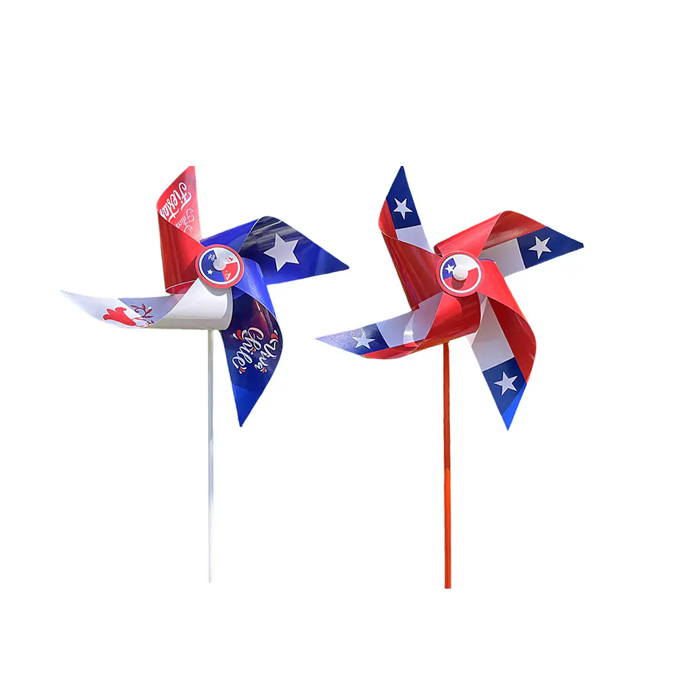 Remolino diseño Bandera de Chile 20*39cm 12pcs