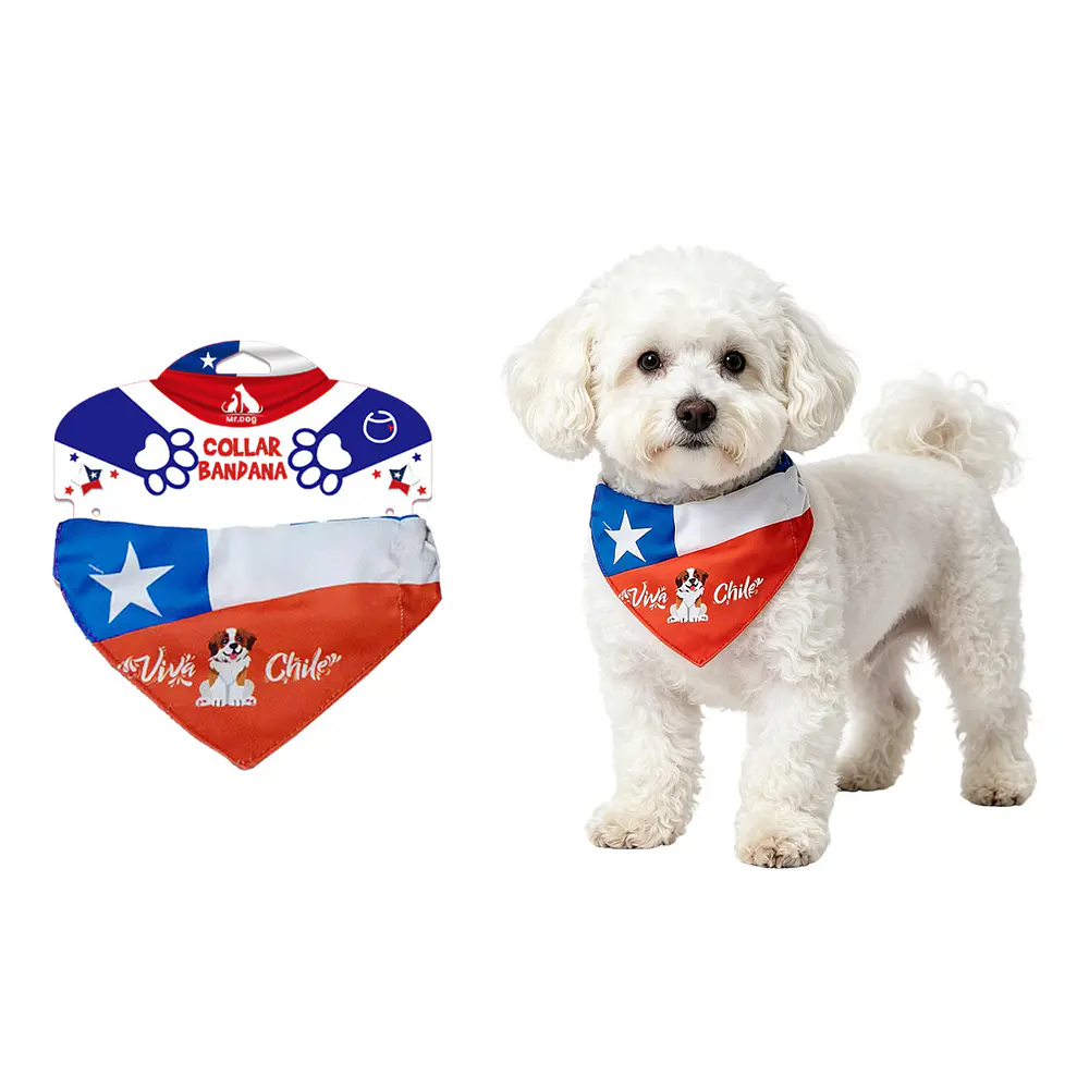 Bandana para mascotas Fiestas Patrias L
