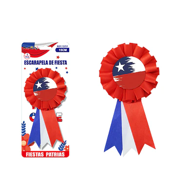 Escarapela Fiestas Patrias 15cm