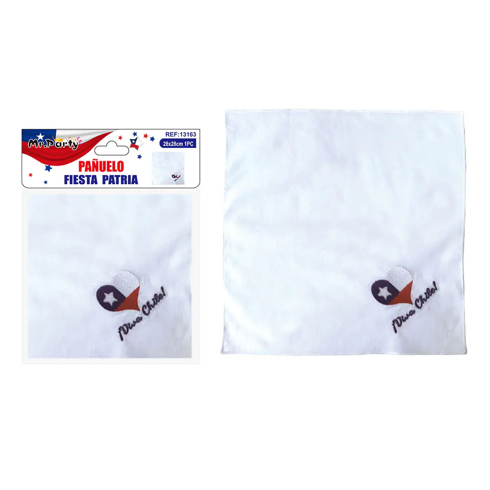 Pañuelo para cueca de Fiestas Patrias 28*28cm