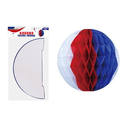 Adorno Fiestas Patrias pelota colgante 38cm