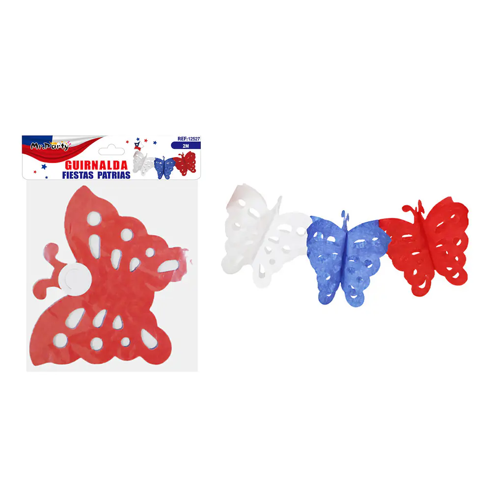 Guirnalda de papel Fiestas Patrias 2m