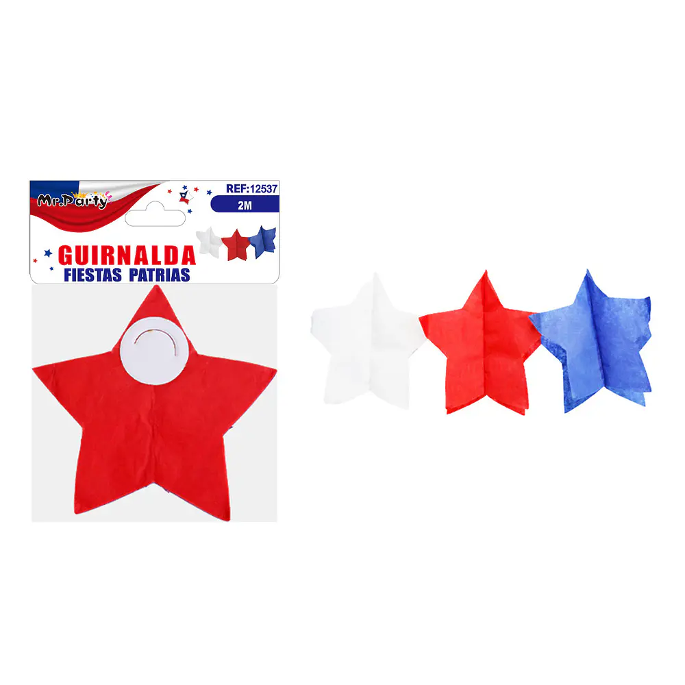 Guirnalda de papel Fiestas Patrias 2m