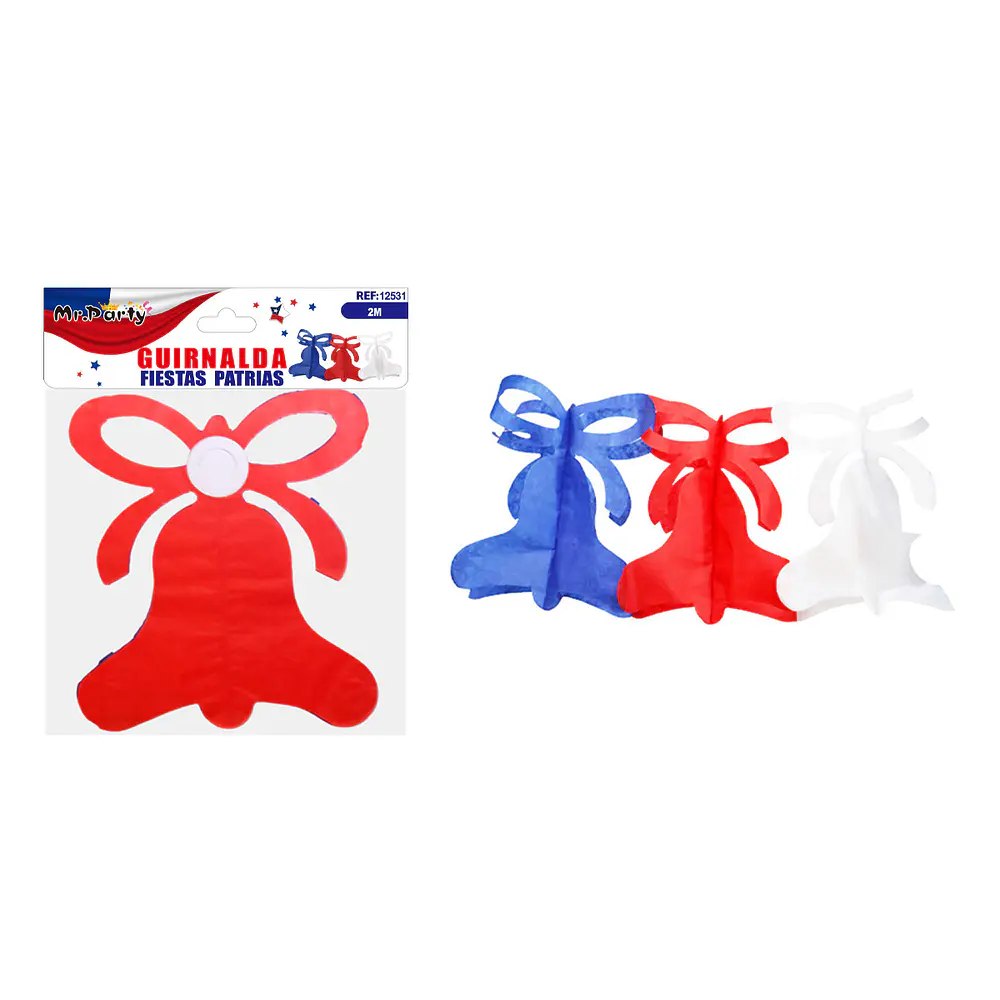 Guirnalda de papel Fiestas Patrias 2m