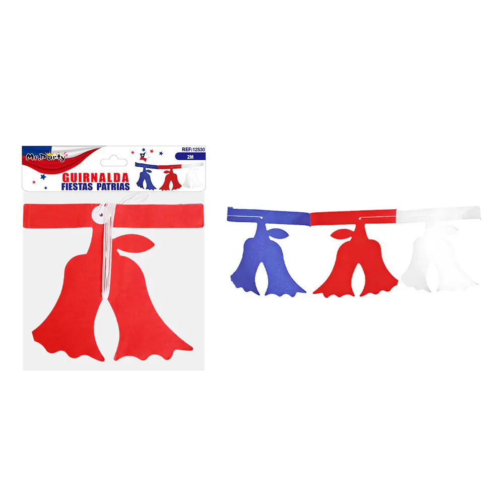 Guirnalda de papel Fiestas Patrias 2m