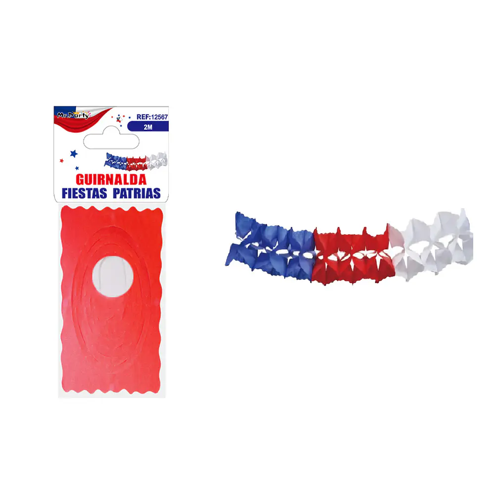 Guirnalda de papel Fiestas Patrias 14cm*17cm*2m