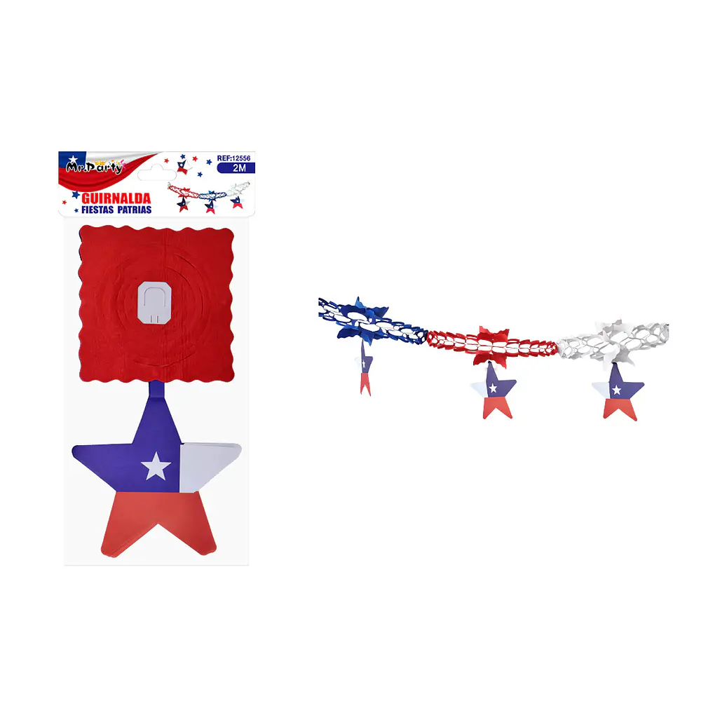 Guirnalda de papel Fiestas Patrias 2m