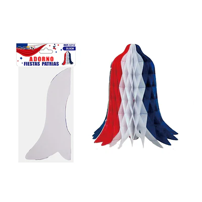 Adorno Fiestas Patrias campana colgante 23*25.5cm
