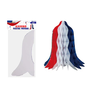 Adorno Fiestas Patrias campana colgante 29*34cm